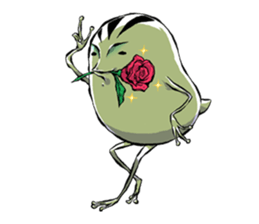 aboshi frog 02 sticker #9998291