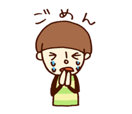 Person of a mushroom hair sticker #9998389