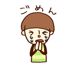 Person of a mushroom hair sticker #9998389