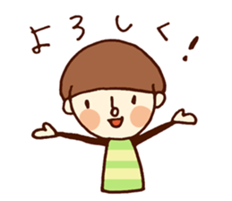 Person of a mushroom hair sticker #9998390