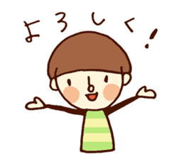 Person of a mushroom hair sticker #9998390