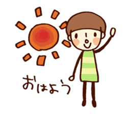 Person of a mushroom hair sticker #9998392