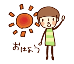 Person of a mushroom hair sticker #9998392