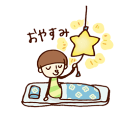 Person of a mushroom hair sticker #9998393