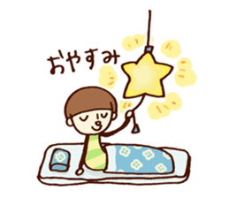 Person of a mushroom hair sticker #9998393