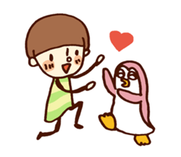 Person of a mushroom hair sticker #9998396