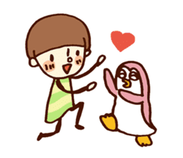 Person of a mushroom hair sticker #9998396