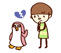 Person of a mushroom hair sticker #9998397