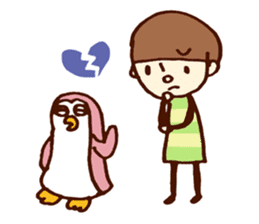 Person of a mushroom hair sticker #9998397