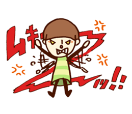 Person of a mushroom hair sticker #9998402