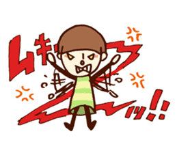 Person of a mushroom hair sticker #9998402