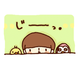 Person of a mushroom hair sticker #9998408