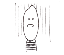 rice wearing a border t-shirts sticker #9998632