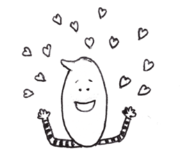 rice wearing a border t-shirts sticker #9998646