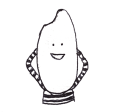 rice wearing a border t-shirts sticker #9998649