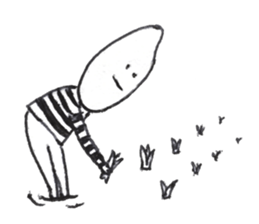 rice wearing a border t-shirts sticker #9998660