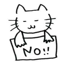 Feelings of the heart of Yuruneko kun sticker #9998917