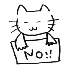 Feelings of the heart of Yuruneko kun sticker #9998917