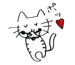 Feelings of the heart of Yuruneko kun sticker #9998941