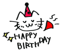 Feelings of the heart of Yuruneko kun sticker #9998943