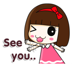 cherry pink2 (EN) sticker #9999106