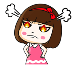 cherry pink2 (EN) sticker #9999110