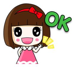 cherry pink2 (EN) sticker #9999113