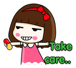 cherry pink2 (EN) sticker #9999118