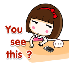 cherry pink2 (EN) sticker #9999132