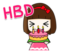 cherry pink2 (EN) sticker #9999140