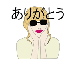 funny fashionista sticker #9999867