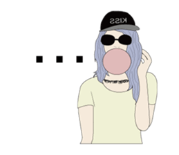 funny fashionista sticker #9999887