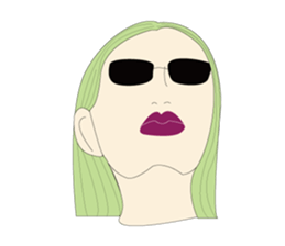 funny fashionista sticker #9999891