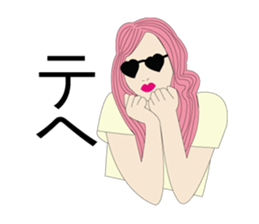 funny fashionista sticker #9999896