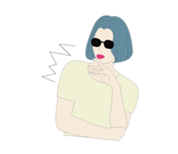 funny fashionista sticker #9999901