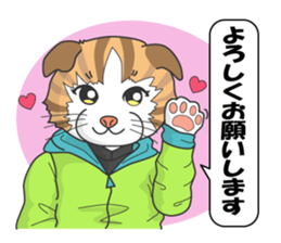 Women's staff of smelt fishing club sticker #10000464