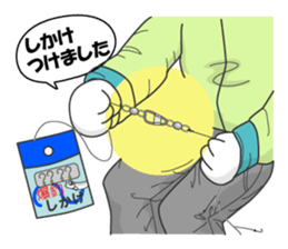 Women's staff of smelt fishing club sticker #10000473