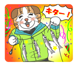 Women's staff of smelt fishing club sticker #10000490