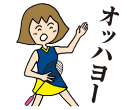 Girl badminton club of the flame Part 3 sticker #10000664