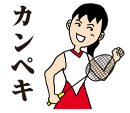 Girl badminton club of the flame Part 3 sticker #10000674