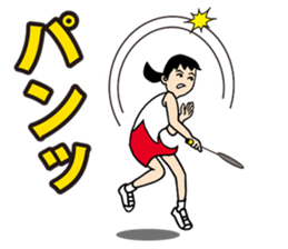 Girl badminton club of the flame Part 3 sticker #10000677