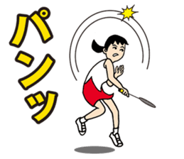 Girl badminton club of the flame Part 3 sticker #10000677