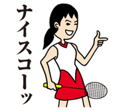 Girl badminton club of the flame Part 3 sticker #10000683