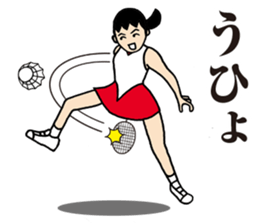 Girl badminton club of the flame Part 3 sticker #10000695