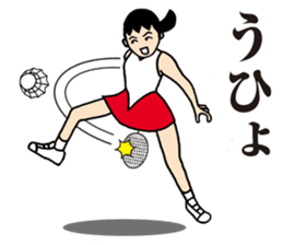 Girl badminton club of the flame Part 3 sticker #10000695