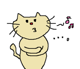 Cat Red-Nosed sticker #10000996