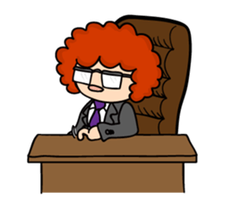 Daily sticker of Afro -kun 2nd edition sticker #10001151