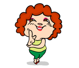 Daily sticker of Afro -kun 2nd edition sticker #10001162