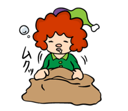 Daily sticker of Afro -kun 2nd edition sticker #10001164