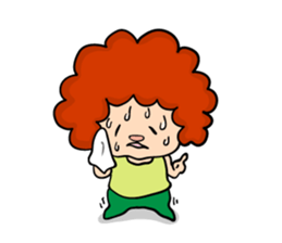 Daily sticker of Afro -kun 2nd edition sticker #10001180